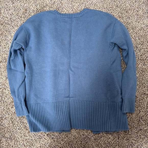 LOFT Blue Knit Cardigan - Picture 4 of 4